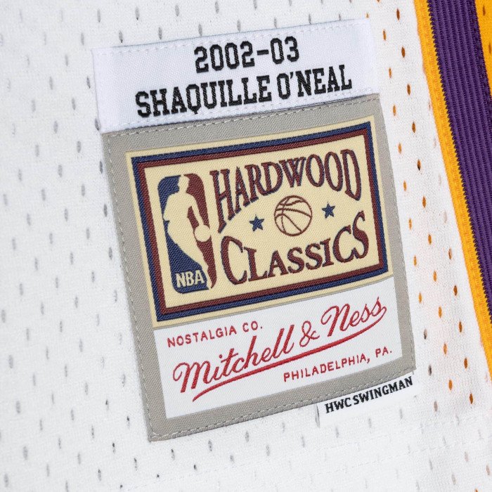 Maillot NBA Shaquille O'Neal Los Angeles Lakers 2002 Mitchell&Ness Alternate image n°4