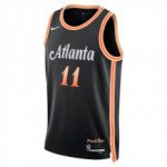 Color Noir du produit Maillot NBA Trae Young Atlanta Hawks Nike City...