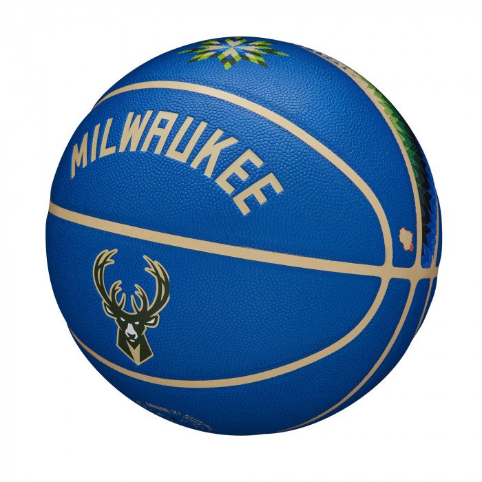 Ballon NBA Wilson Milwaukee Bucks City Edition image n°4