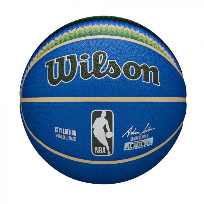 Ballon NBA Wilson Milwaukee Bucks City Edition image n°2