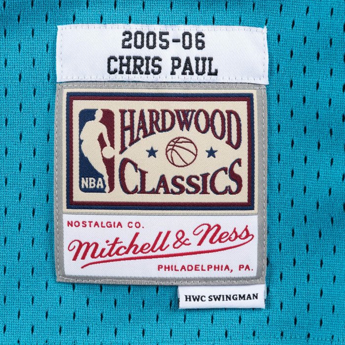 Maillot NBA Chris Paul Charlotte Hornets Road 2005-06 Mitchell&ness Swingman Road image n°3