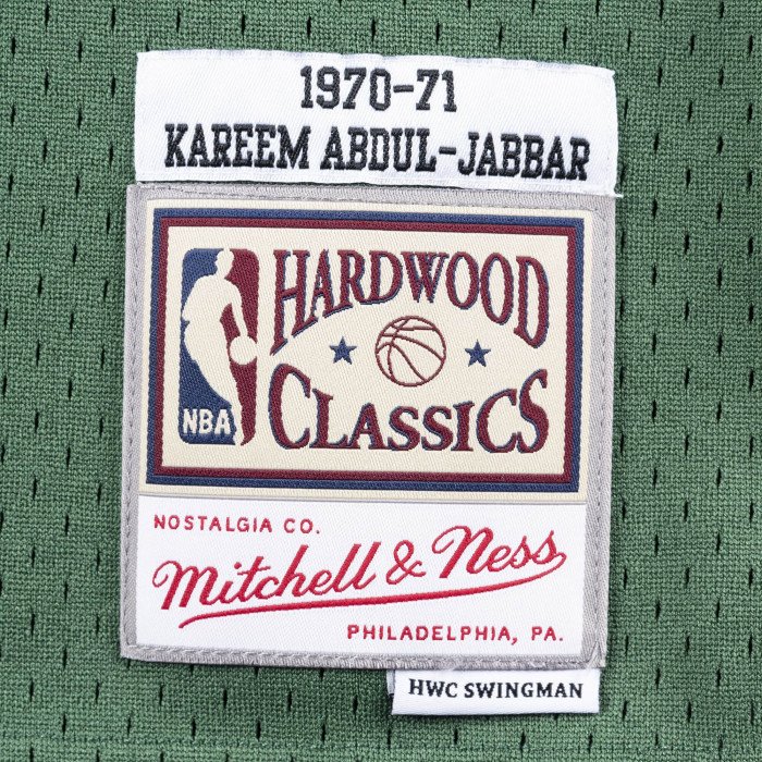 Maillot NBA Kareem Abdul Jabbar Milwaukee Bucks 1970 Mitchell&Ness Swingman image n°3