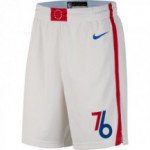 Color White of the product Short NBA Philadelphia 76ers Nike City Edition 2022/23