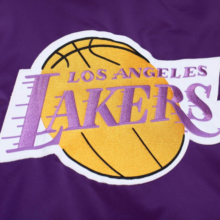 Veste NBA Los Angeles Lakers Mitchell&ness Heavyweight Satin Jacket image n°3