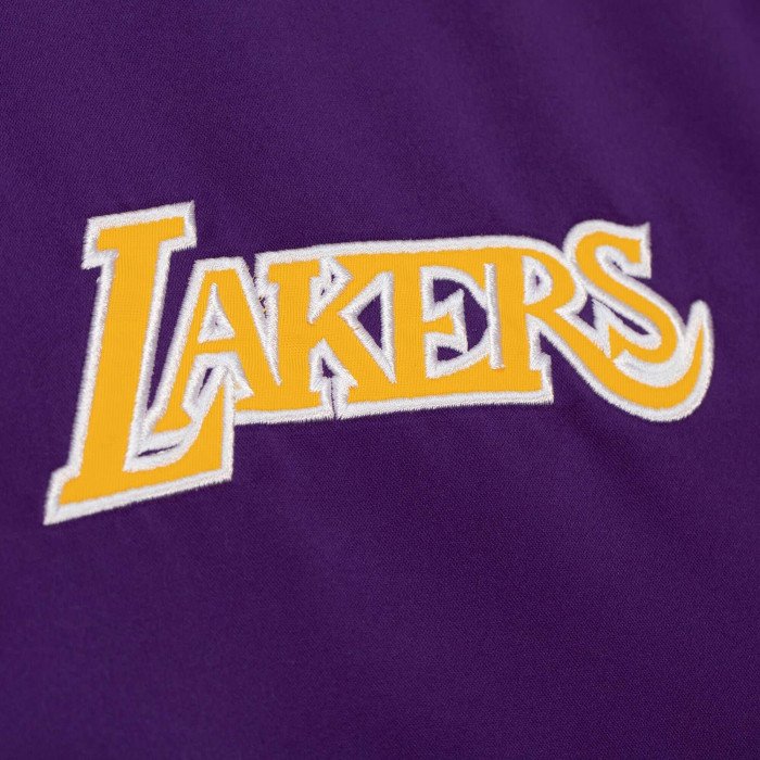 Veste NBA Los Angeles Lakers Mitchell&ness Heavyweight Satin Jacket image n°4
