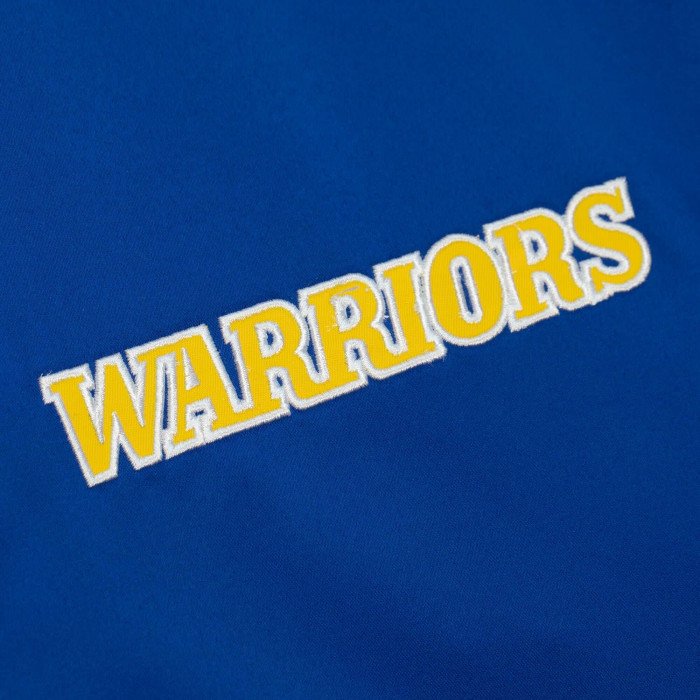 Veste NBA Golden State Warriors Mitchell&ness Heavyweight Satin Jacket image n°4