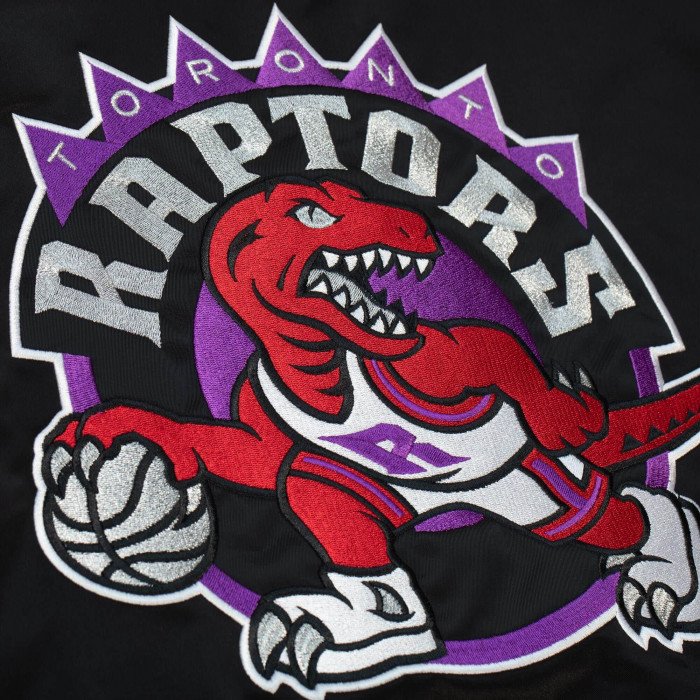 Veste NBA Toronto Raptors Mitchell&ness Heavyweight Satin Jacket image n°3