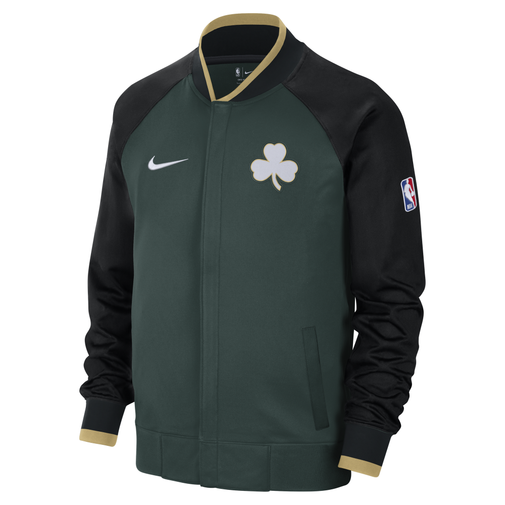 Boston celtics warm shop up jacket nike