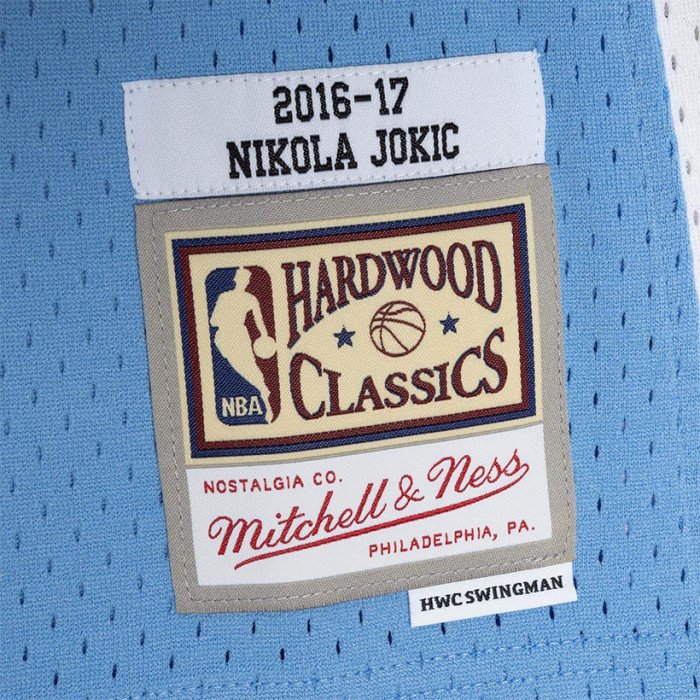 Maillot NBA Nikola Jokic Denver Nuggets 2016 Mitchell&Ness Road image n°3