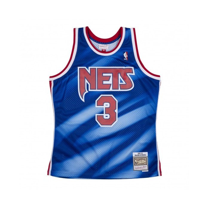 Maillot NBA Drazen Petrovic New Jersey Nets 1990 Mitchell&ness Swingman