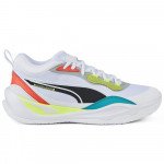 Color White of the product Puma Playmaker Pro Fiery Coral