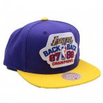 Casquette NBA Los Angeles Lakers Mitchell&Ness Snapback