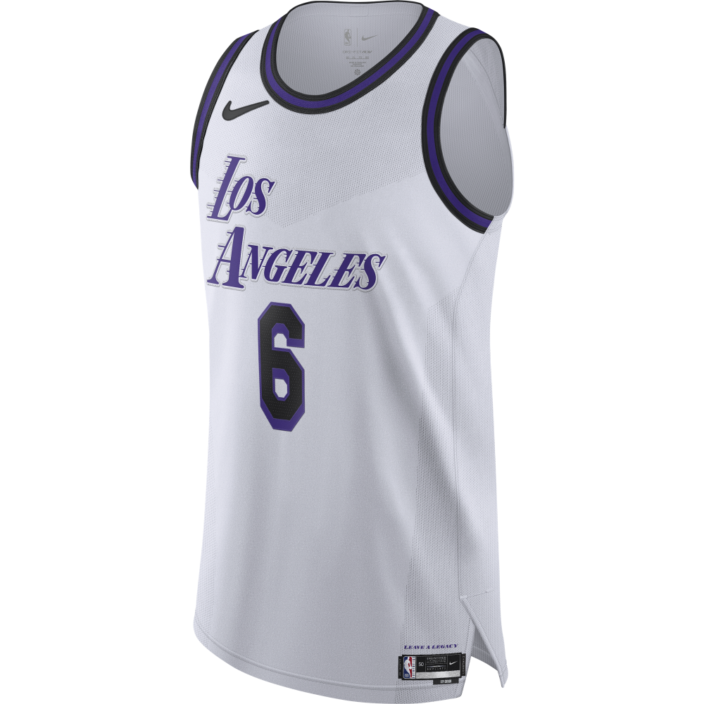 Maillot NBA Lebron James Los Angeles Lakers Nike City Edition Authentic