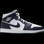 Color White of the product Air Jordan 1 Mid Obsidian