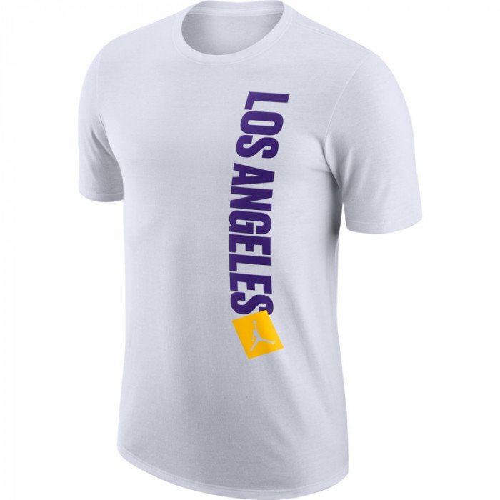 T-shirt NBA Los Angeles Lakers Essential Jordan Statement Edition white image n°1
