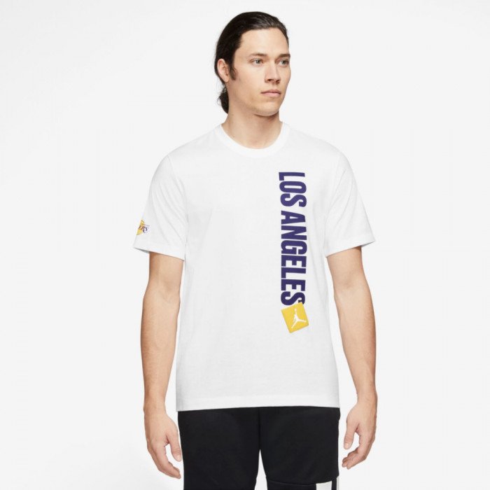 T-shirt NBA Los Angeles Lakers Essential Jordan Statement Edition white image n°3