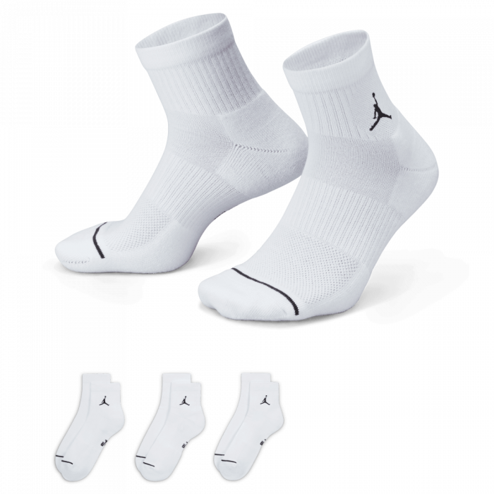 Pack de 3 chaussettes Jordan Everyday Quarter white/black image n°1