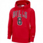 Color Red of the product Sweat NBA Zach Lavine Chicago Bulls Nike Name&Number