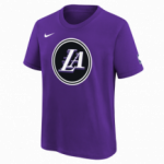 T-shirt NBA Los Angeles Lakers Team Logo Nike City Edition