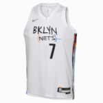 Color White of the product Maillot NBA Kevin Durant Brooklyn Nets Nike City...
