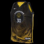 Color Black of the product Maillot NBA Stephen Curry Golden State Warriors Nike...