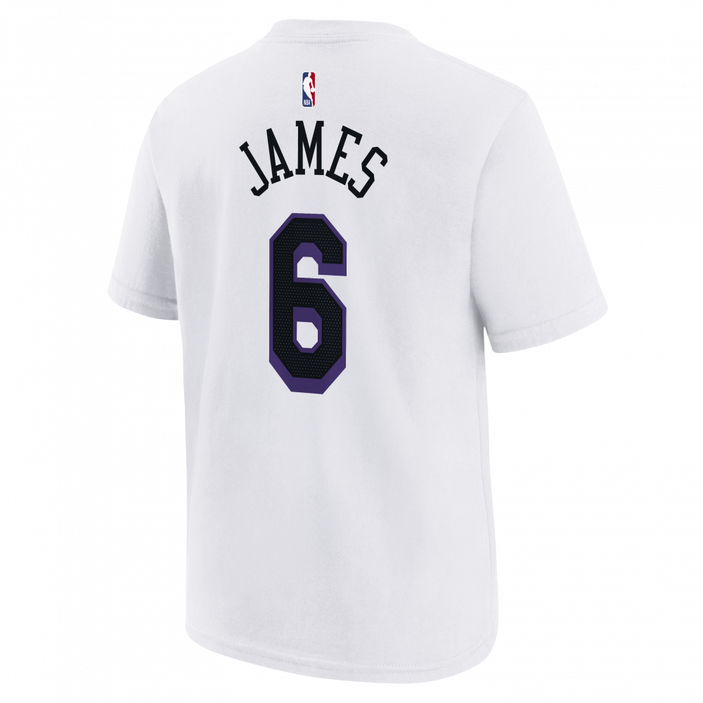Lids LeBron James Los Angeles Lakers Nike Youth 2022/23 City Edition Name &  Number T-Shirt - White