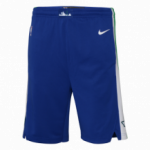 Color Blue of the product Short NBA Dallas Mavericks Nike City Edition Enfant
