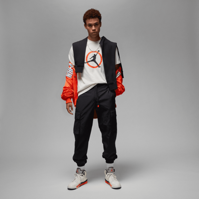 Pantalon Jordan Flight MVP Wheaties black/rush orange/phantom image n°8