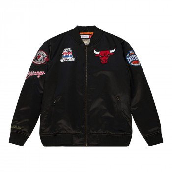 Vintage Chicago Bulls NBA Basketball Leather Jacket ($135