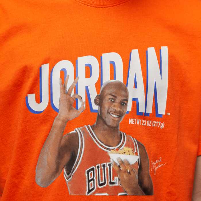 T-shirt Jordan Flight MVP X Wheaties rush orange/phantom NBA image n°3