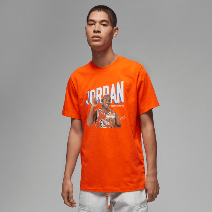 T-shirt Jordan Flight MVP X Wheaties rush orange/phantom NBA image n°1