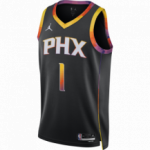 Color Black of the product NBA Jersey Devin Booker Phoenix Suns Jordan...