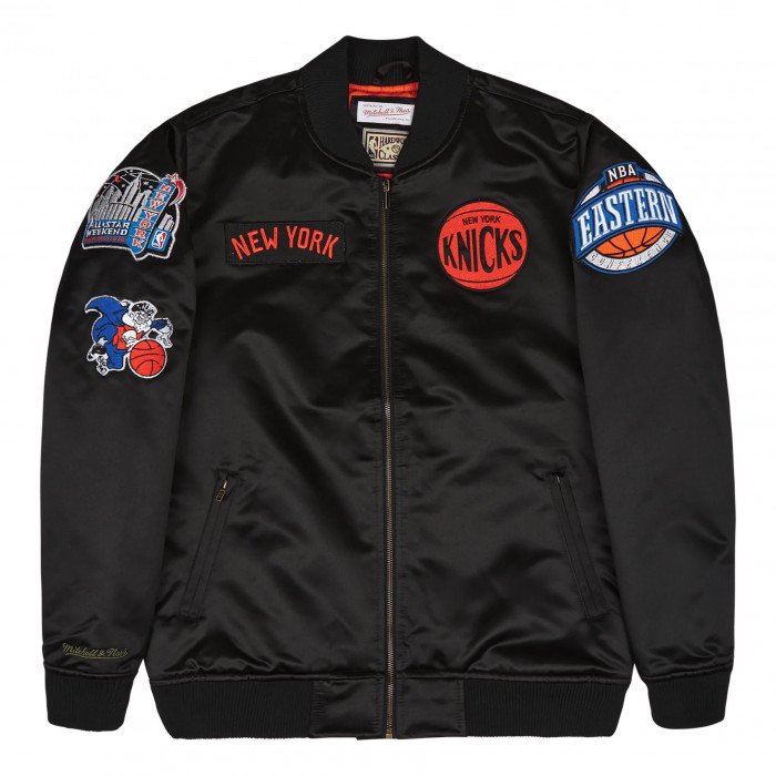 Veste NBA New York Knicks Mitchell&Ness Flight Satin Jacket
