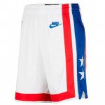 Color White of the product Short NBA Brooklyn Nets Nike HWC Enfant