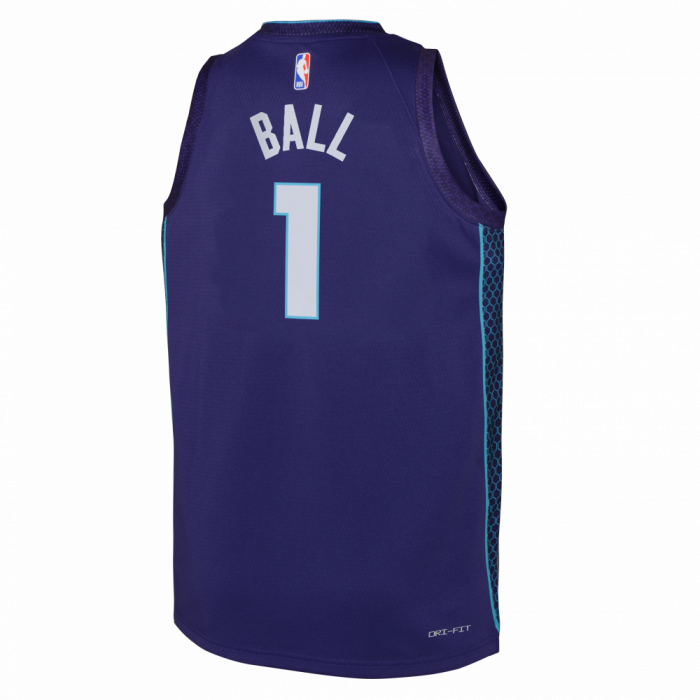 Maillot NBA Lamelo Ball Charlotte Hornets Jordan Statement Enfant image n°3