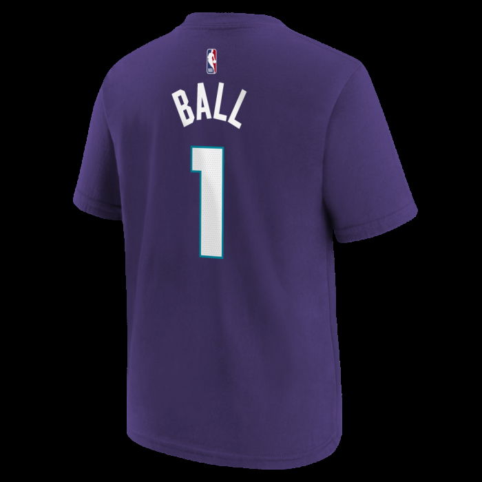 T-shirt NBA Lamelo Ball Charlotte Hornets Jordan Statement Name&number Enfant image n°3