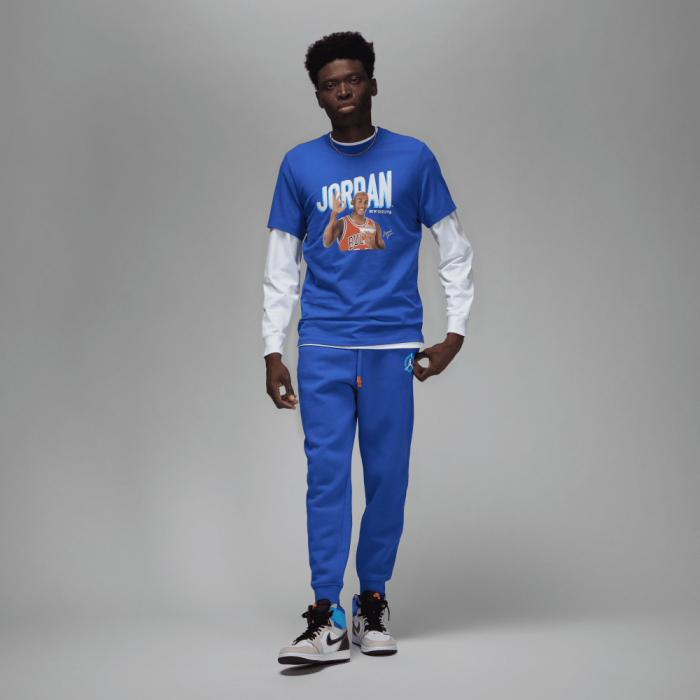 T-shirt Jordan Flight MVP X Wheaties Rush Blue NBA image n°5
