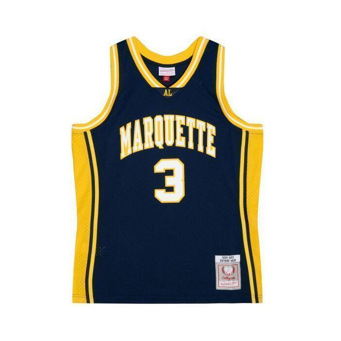 Maillot NCAA Dwyane Wade Marquette University 2002 Mitchell&ness