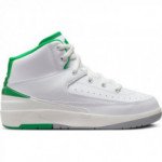 Color White of the product Air Jordan 2 Retro Lucky Green Petit Enfant PS