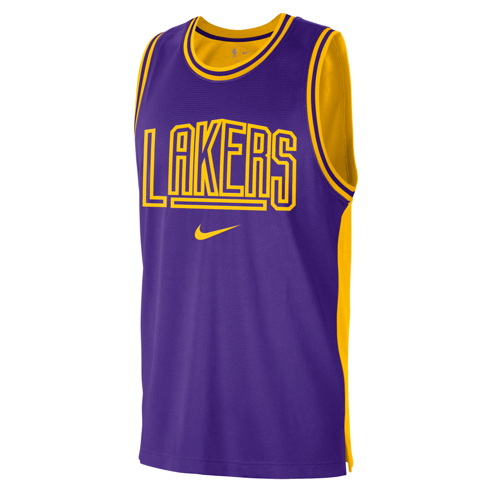 Nike NBA Swingman Jersey Lakers Icon Edition 2020 Amarillo / Field Purple