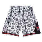 Color White of the product Short NBA Toronto Raptors '98 Doodle Edition...
