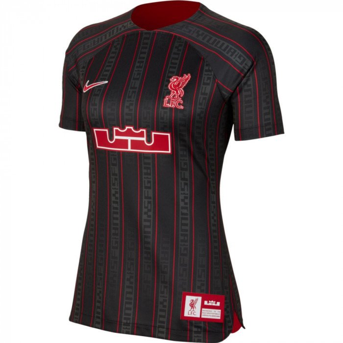 T-shirt Nike Lebron James x Liverpool FC Women anthracite/gym red image n°3