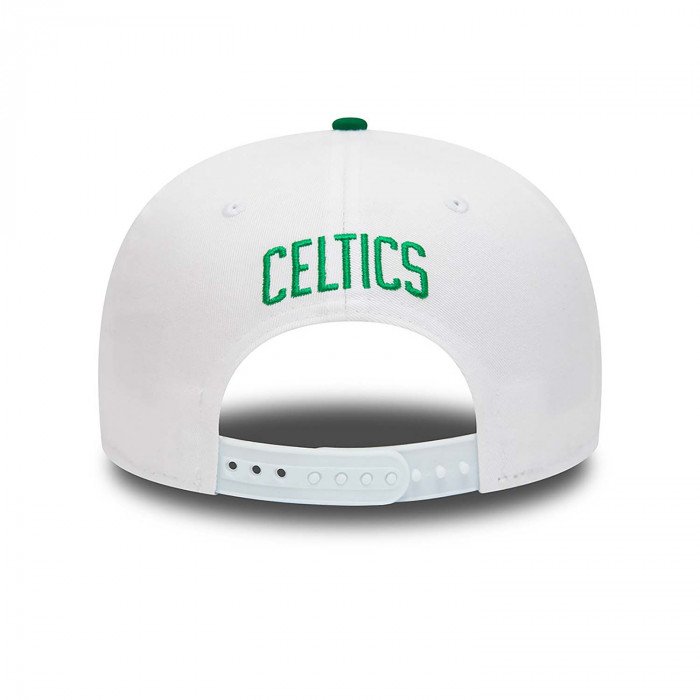 Casquette NBA New Era Boston Celtics White Crown Patches 9fifty image n°5