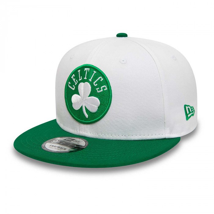 Casquette NBA New Era Boston Celtics White Crown Patches 9fifty image n°1