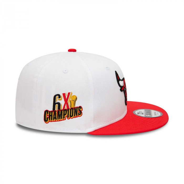 Casquette NBA New Era Chicago Bulls White Crown Patches 9fifty image n°2