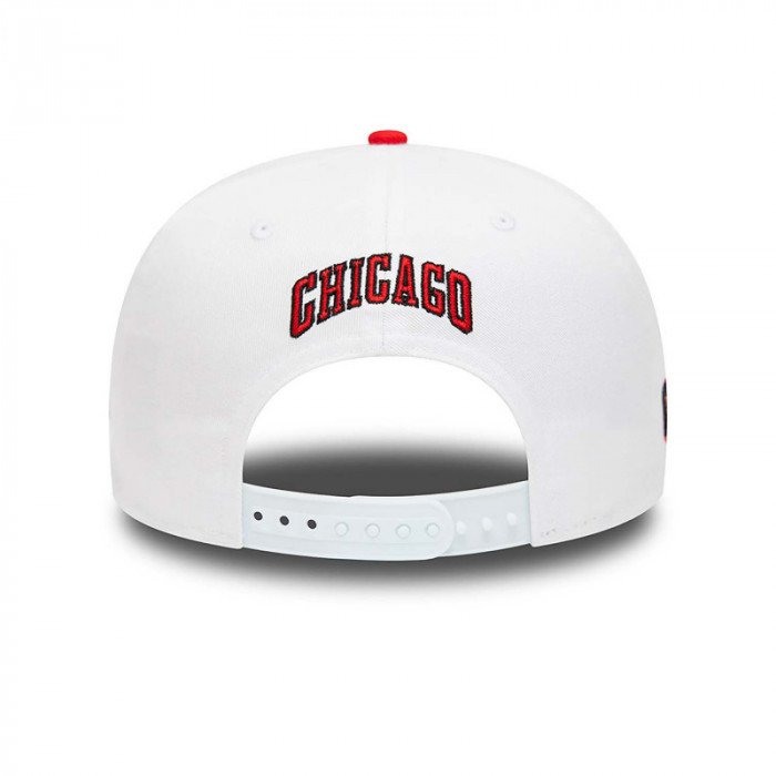Casquette NBA New Era Chicago Bulls White Crown Patches 9fifty image n°3