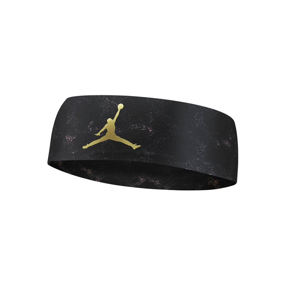 Nike Jordan - Fury - Bandeau imprimé à logo doré - Noir