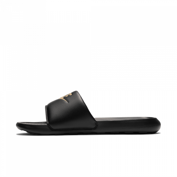 Claquettes Nike Victori One black/metallic gold-black image n°2