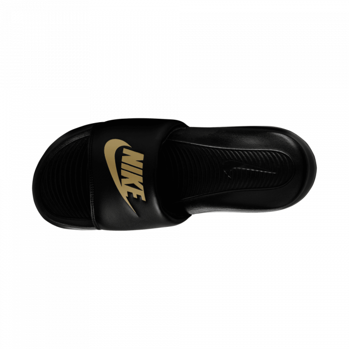 Claquettes Nike Victori One black/metallic gold-black image n°5
