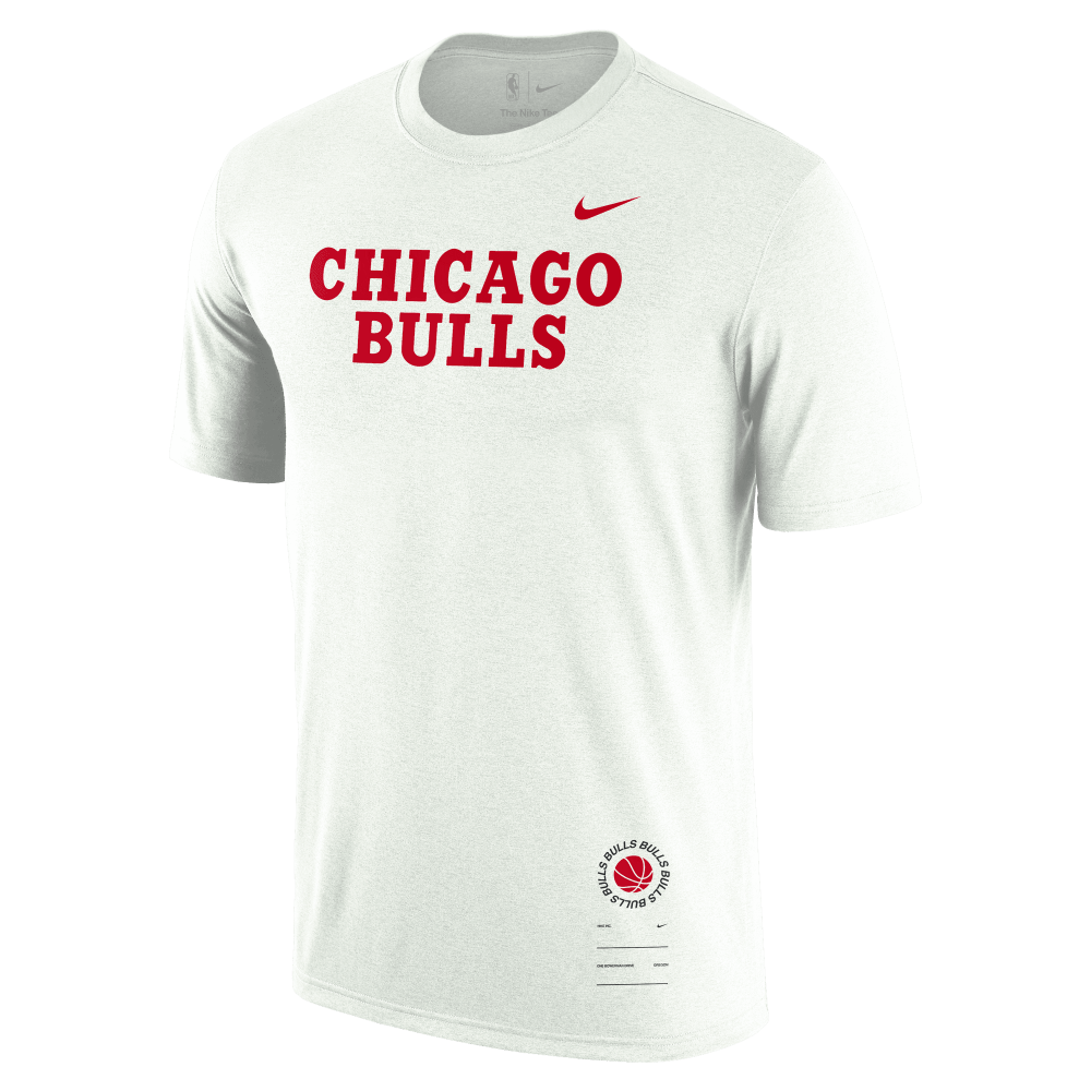 Nike Basketball Chicago Bulls graphic unisex t-shirt in white